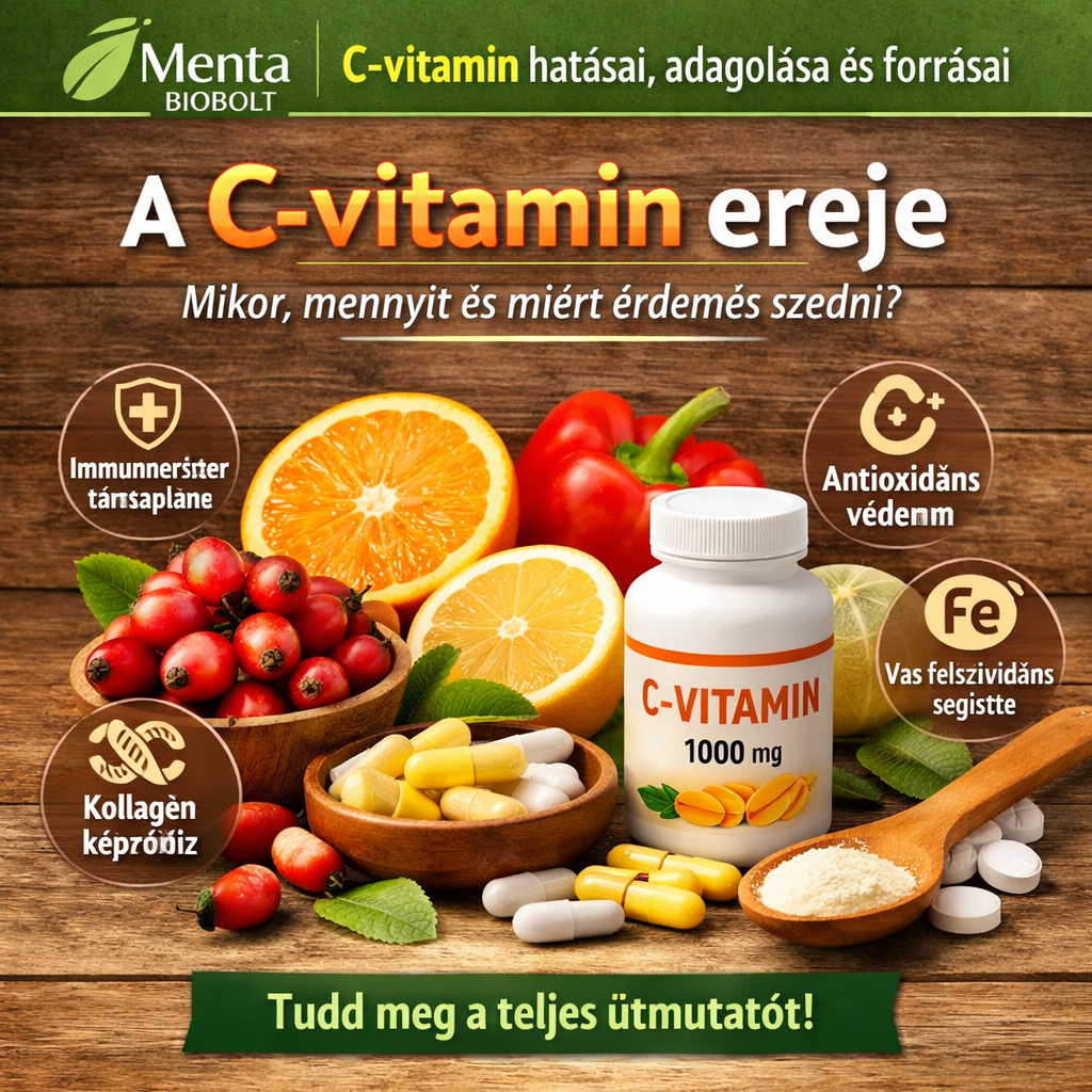 Miért érdemes minden nap C-vitamint szedni? A teljes útmutató