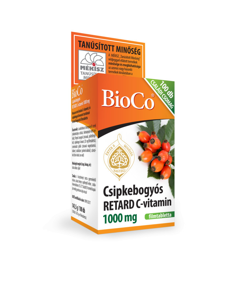 BIOCO CSIPKEBOGYÓ 1000MG RETARD 100DB