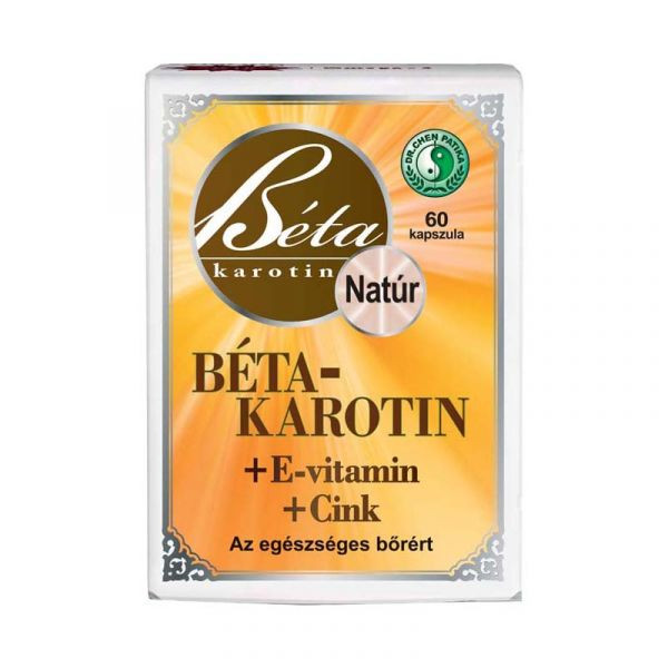 DR. CHEN BÉTA-KAROTIN NATÚR +E VIT. +CINK KAPSZ.