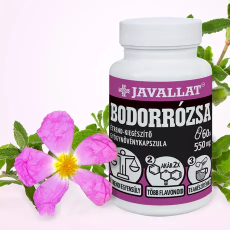 Javallat Bodorrózsa levél kapszula 50db