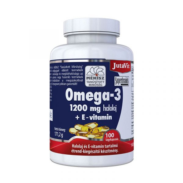 JutaVit Omega-3 Halolaj 1200mg 100 db