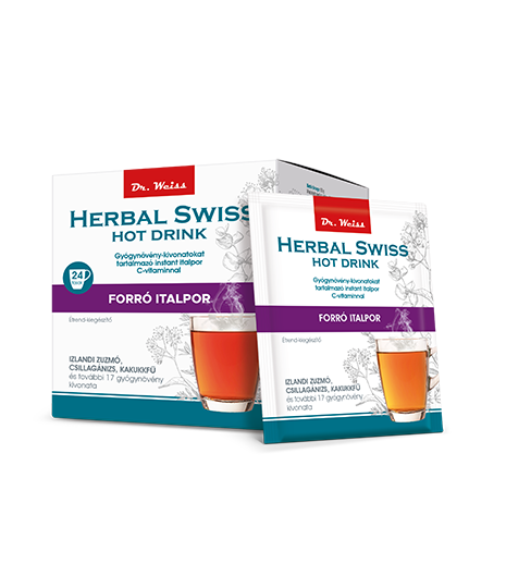 Simply Herbal Swiss Hot Drink instant italpor 12db (kicsi)