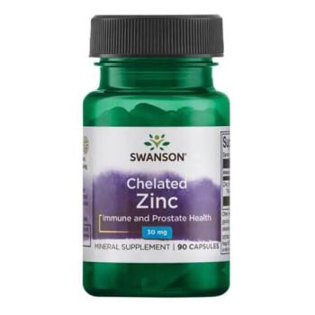 Swanson Chelated Zinc(cink) 30 mg 90 kapszula Kép