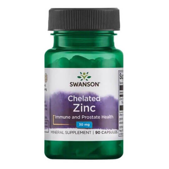 Swanson Chelated Zinc(cink) 30 mg 90 kapszula