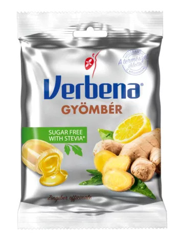 VERBENA GYÖMBÉR CUKORKA CUKORMENTES