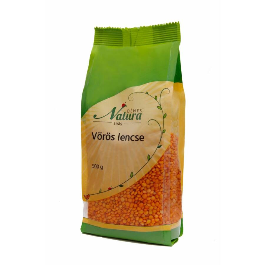 NATURA VÖRÖS LENCSE  500 G