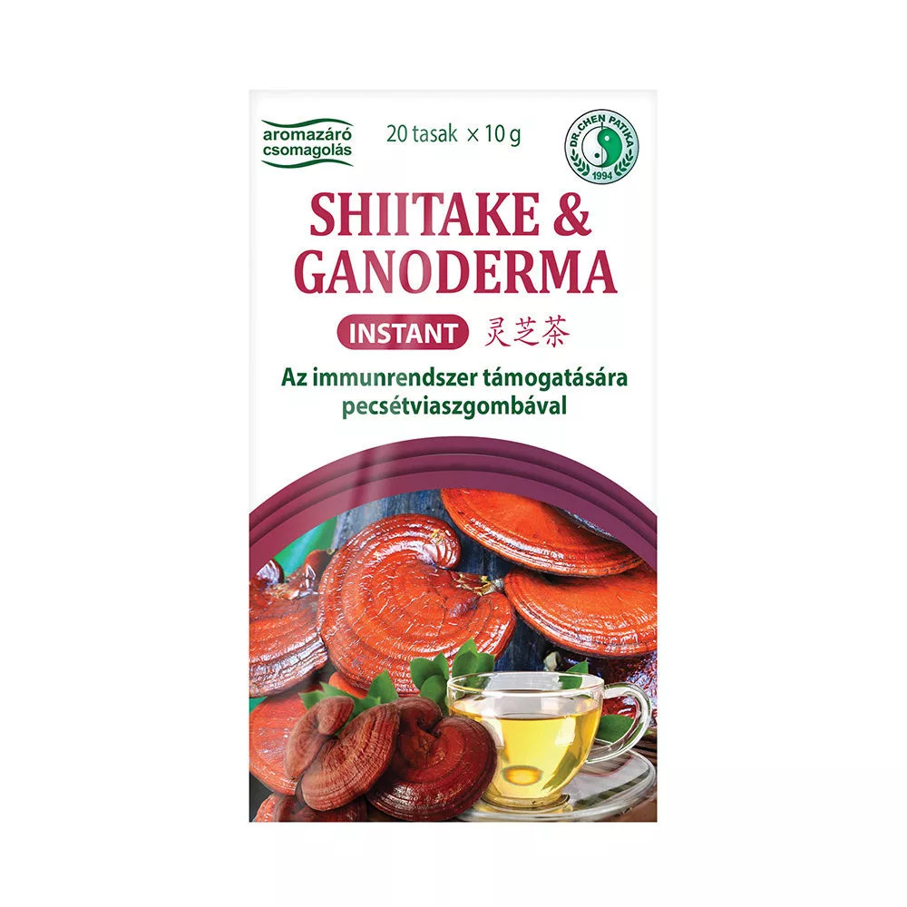 DR CHEN shitake és ganoderma instant tea 20x10g