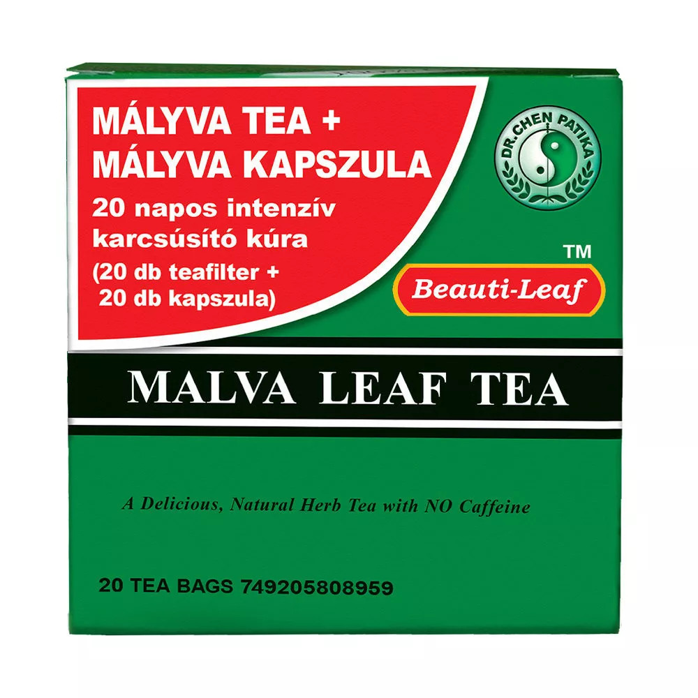 dr. Chen MÁLYVA TESTSÚLYCSÖKKENTŐ TEA ÉS  KAPSZULA -20+20
