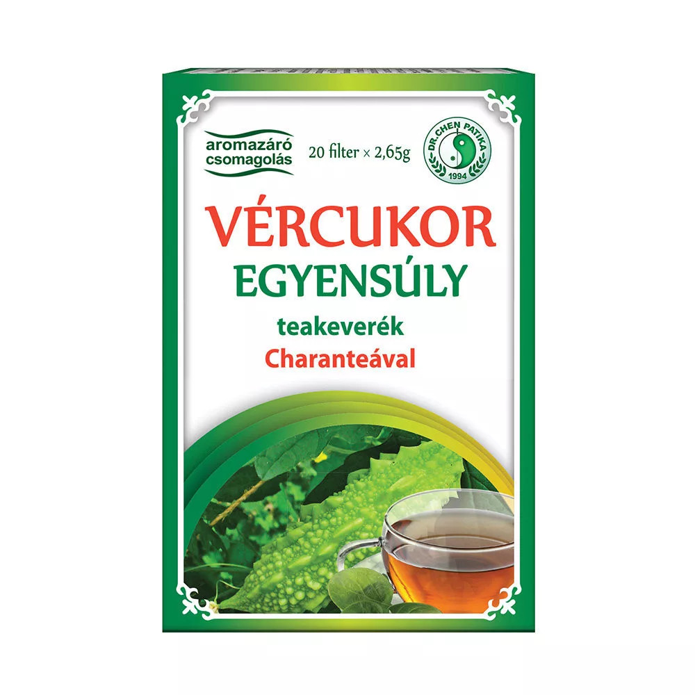 Dr.Chen Vércukor egyensúly tea filteres