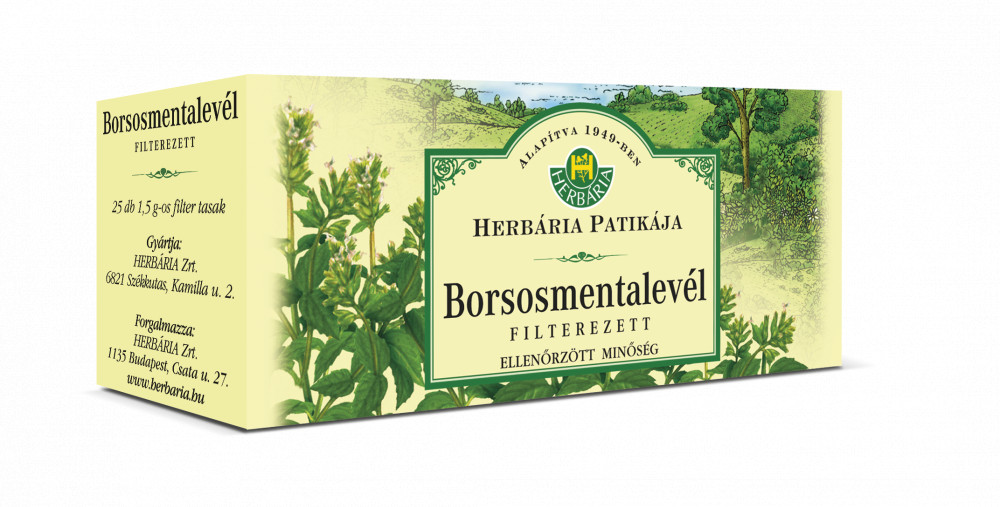 HERBÁRIA BORSOSMENTALEVÉL FILT 25x1,5g