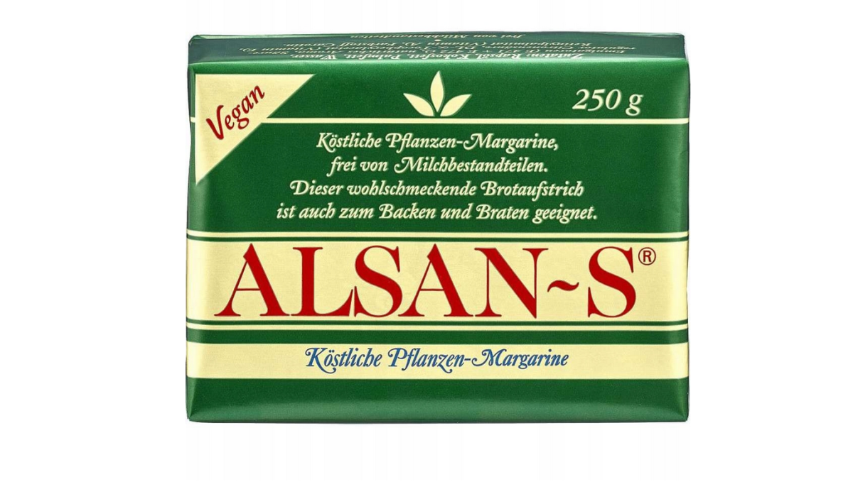 Alsan-S növényi margarin 250g (zöld)