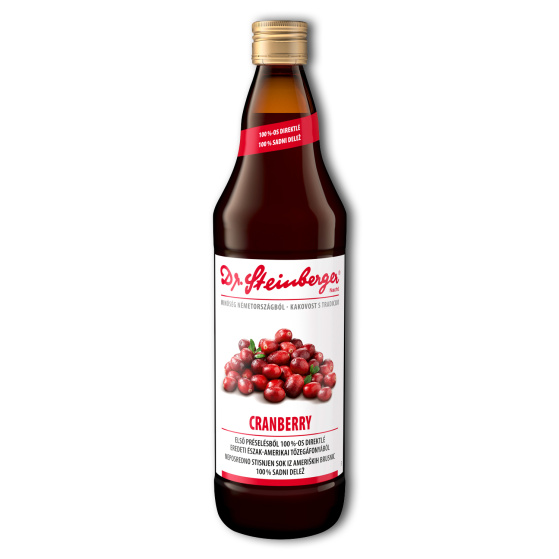 Dr.Steinberger Cranberry tőzegáfonyalé 750 ml