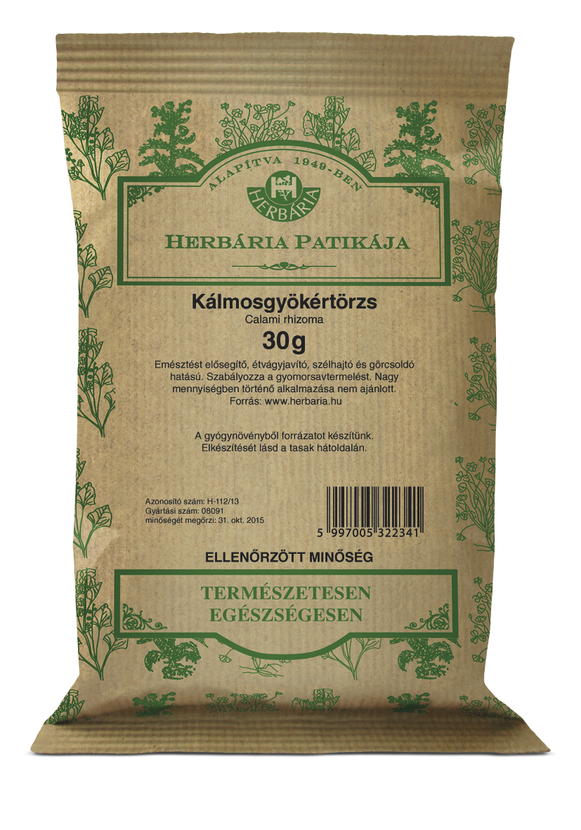 Herbária Kálmos gyökértörzs (Calami rhizoma) 30g