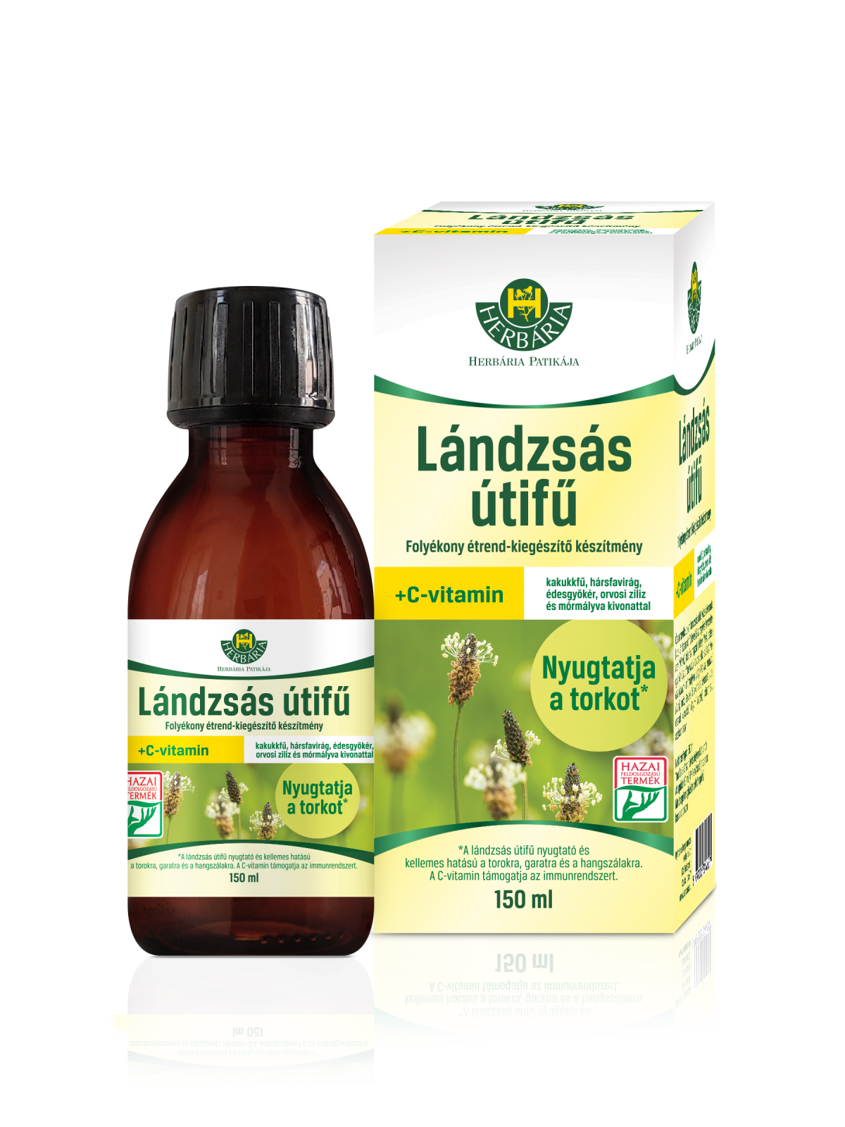 Herbária Lándzsás útifű 150ml