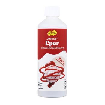 Dia-Wellness Eper ízesítésű öntet édesítőszerrel 500g 1.Kép