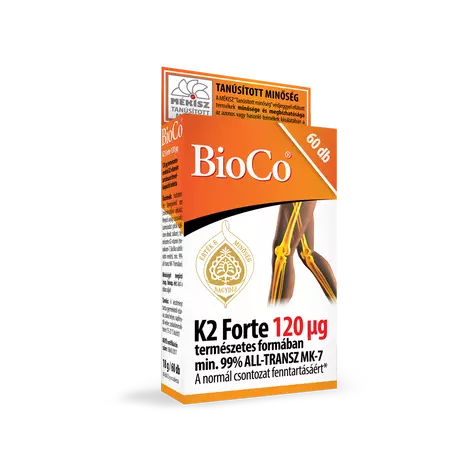 BioCo K2-vitamin Forte 120 mikrogramm 60 db