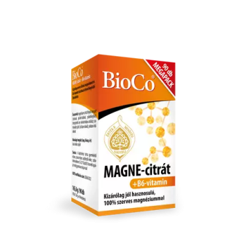 BioCo MAGNE-citrát + B6-vitamin filmtabletta 90 db 1.Kép