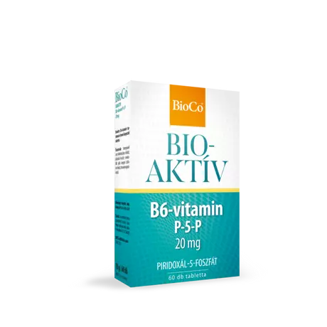BioCo BIOAKTÍV B6-vitamin P-5-P 20 mg tabletta 60 db