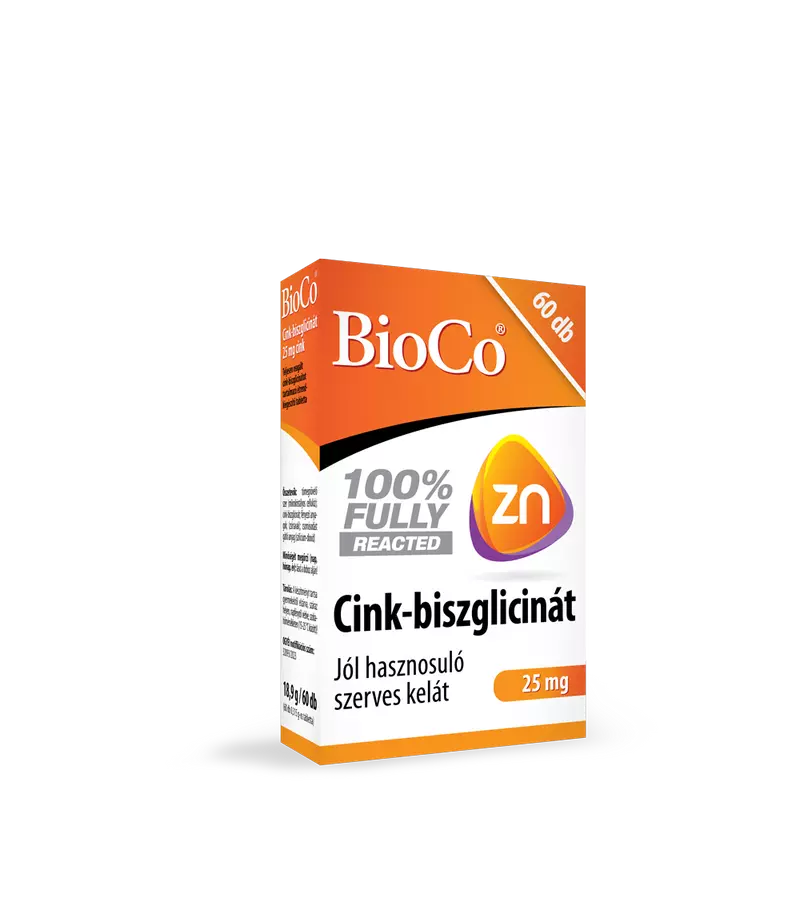 BioCo Cink-biszglicinát 25 mg tabletta 60 db
