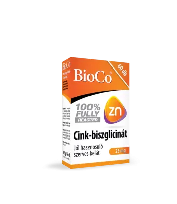 BioCo Cink-biszglicinát 25 mg tabletta 60 db 1.Kép