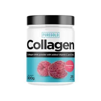 PureGold Collagen Marha kollagén málnás 300g 1.Kép