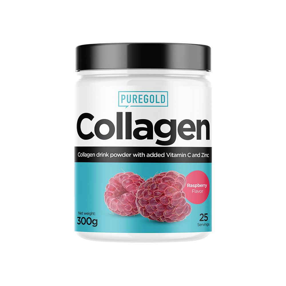 PureGold Collagen Marha kollagén málnás 300g