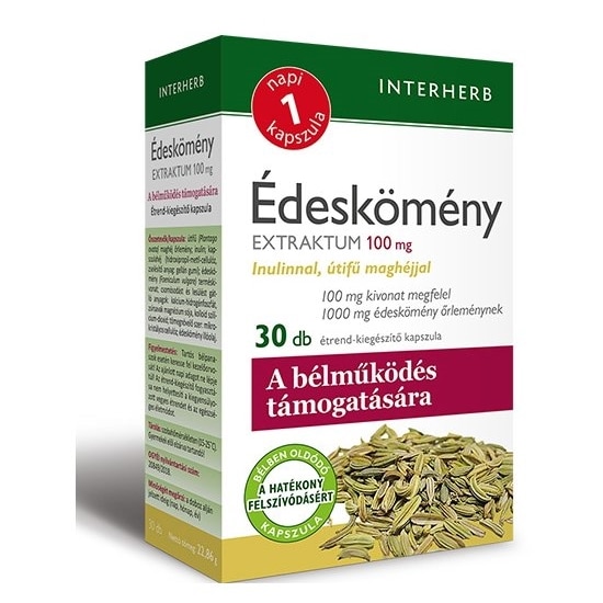 Interherb Napi 1 édeskömény extraktum kapszula  30db