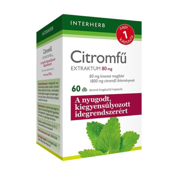 Interherb Interherb NAPI1 Citromfű Extraktum  60 db