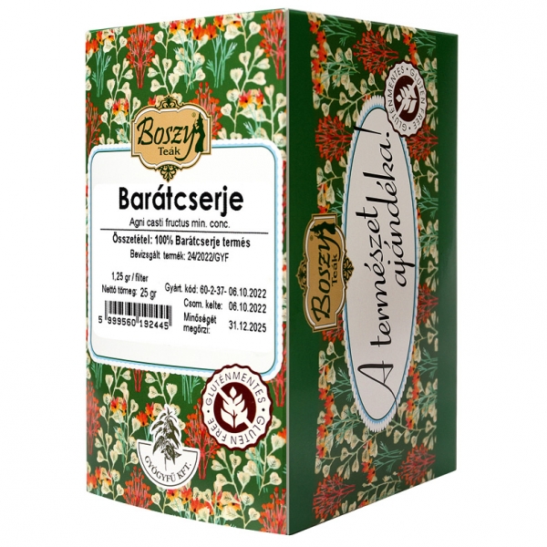 Boszy barátcserje termés tea  filteres 20x1db, 25g