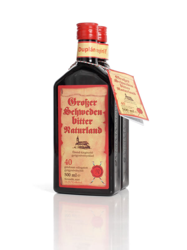 Großer Schweden bitter NATURLAND 2x500 ML (svédcsepp)