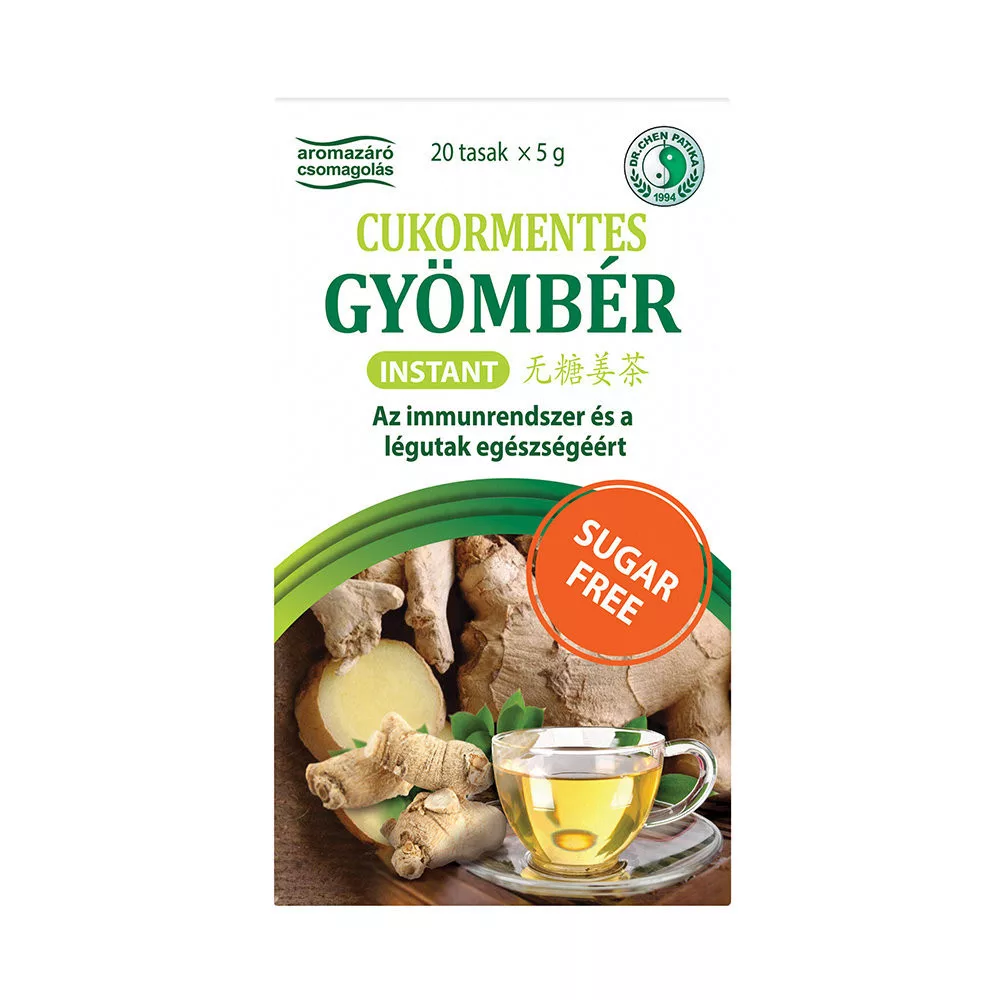 Dr.Chen Cukormentes Gyömbértea  instant 20tasak 20X5G