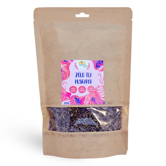 Bulkshop zöld tea, puskapor 200g (piac)