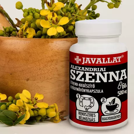 Javallat Alexandriai szenna levél kapszula 60 db