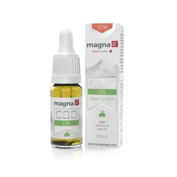 Magna G&amp;T 10% CBD Olaj 1000mg | 10ml | Oliva olajban Kép