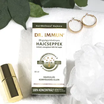 Dr. Immun 25 gyógynövényes Hajcseppek - Hajhullás ellen 50 ml 2.Kép
