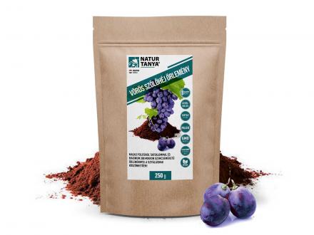 Natur Tanya VÖRÖS SZŐLŐHÉJ ŐRLEMÉNY  Magas polifenol tartalom 250g