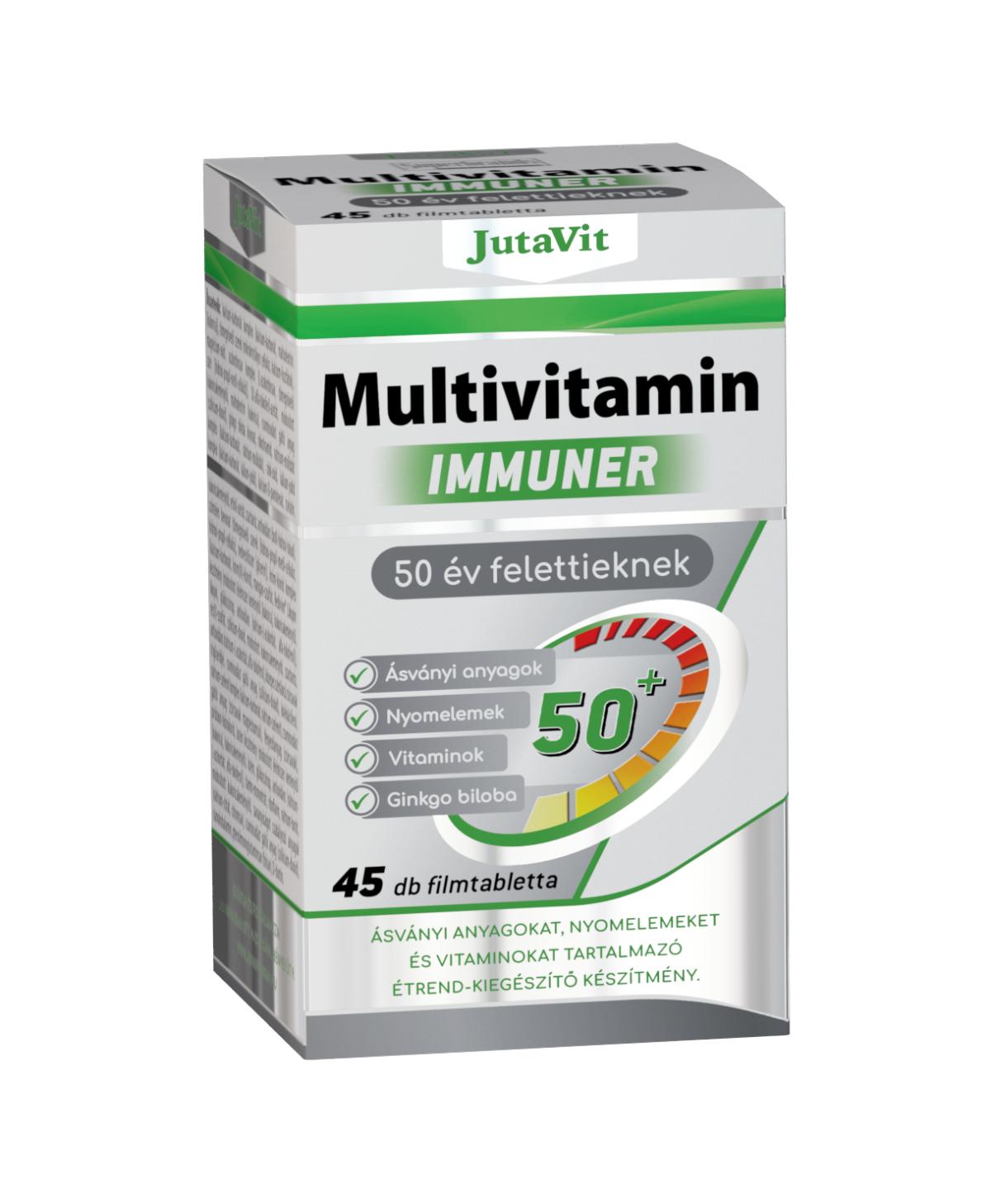 JutaVit Multivitamin 50 év felettieknek, 45db
