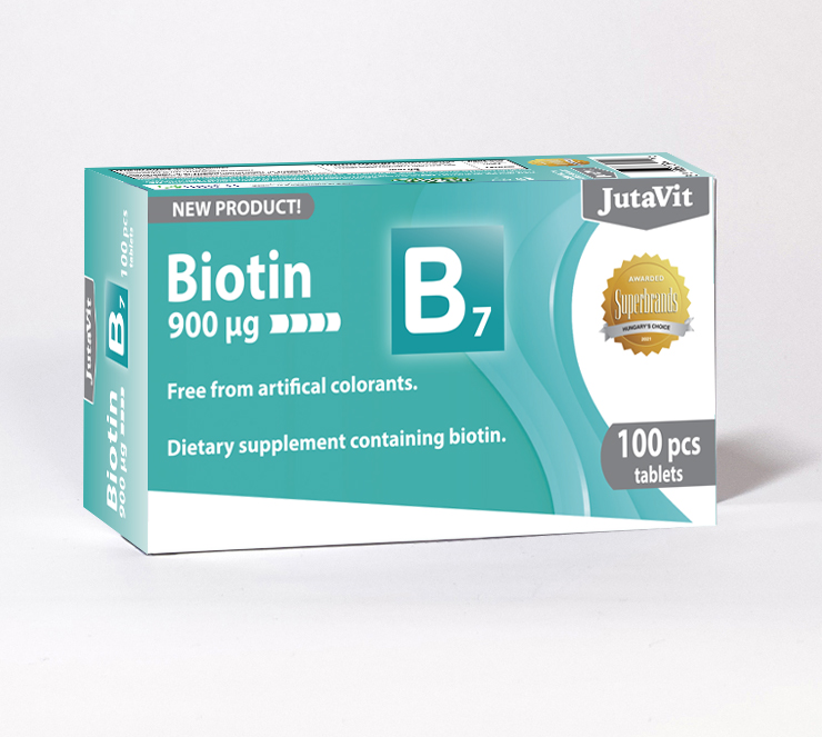 JutaVit Biotin 900 µg 100db tabletta