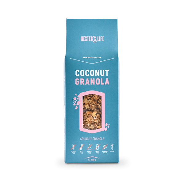 HESTER'S LIFE KÓKUSZOS GRANOLA 320g