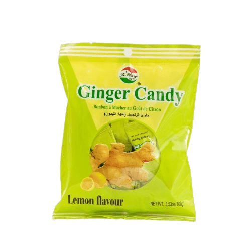 SUN MOON Gyömbér cukorka lemon, kemény 100g
