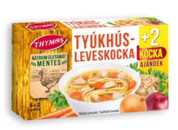 Thymos Tyúkhús leveskocka (nátrium-glutamát mentes) 80g 1.Kép