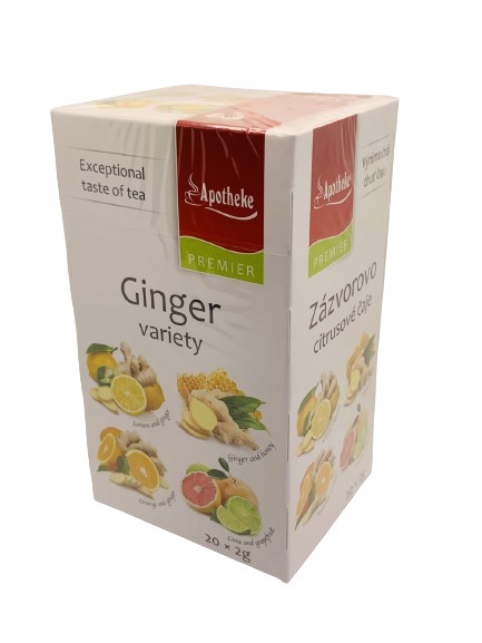 Apotheke - Gyömbér Variációk, Vegyes Gyümölcs Tea, 4*5 filter