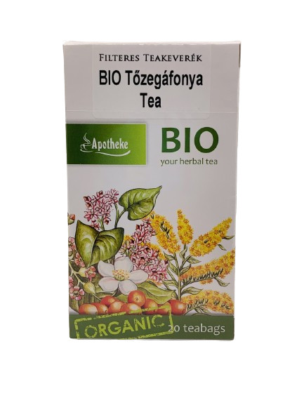 Apotheke - Bio Tőzegáfonya Tea, 20 filter