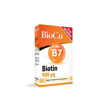 BioCo Biotin 900 mcg MEGAPACK tabletta 90 db Kép