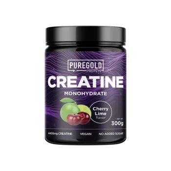 PureGold Creatine(Kreatin) monohydrate Cherry-lime 300g 1.Kép