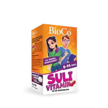 BioCo Suli-vitamin Cseresznyés rágótabletta 90 db Kép