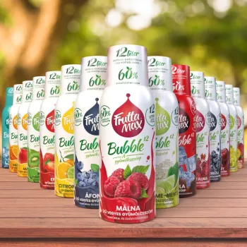 FruttaMax Bubble Szőlő gyümölcsszörp 500 ml 4.Kép