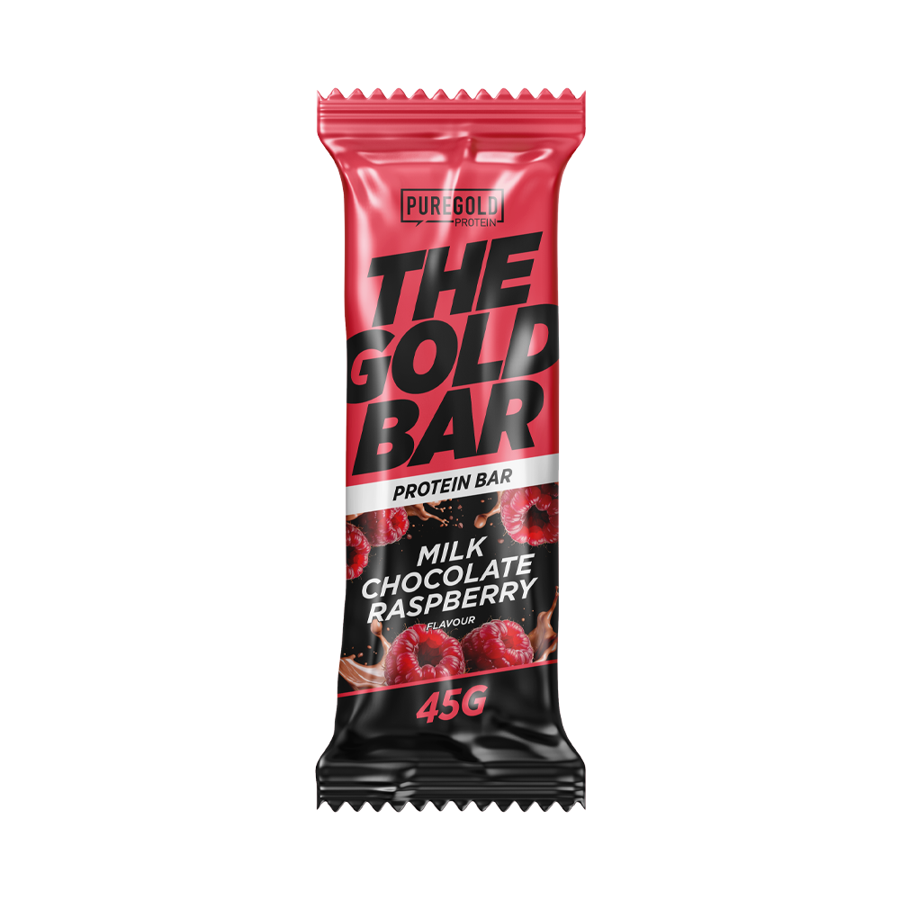 PUREGOLD The Gold Bar protein szelet málnás 45g