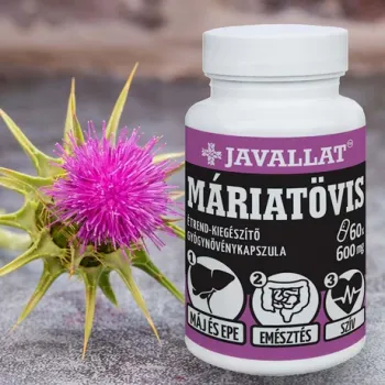 JAVALLAT Máriatövis 60db kapszula 1.Kép