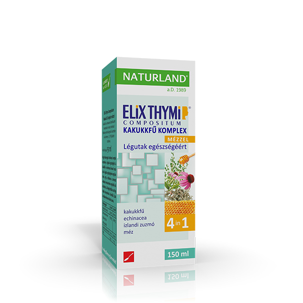 NATURLAND Elix Thymi Compositum Kakukkfű Komplex mézzel 150 ml